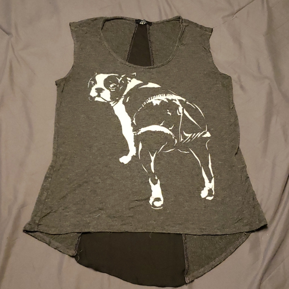 Boston Terrier tank
